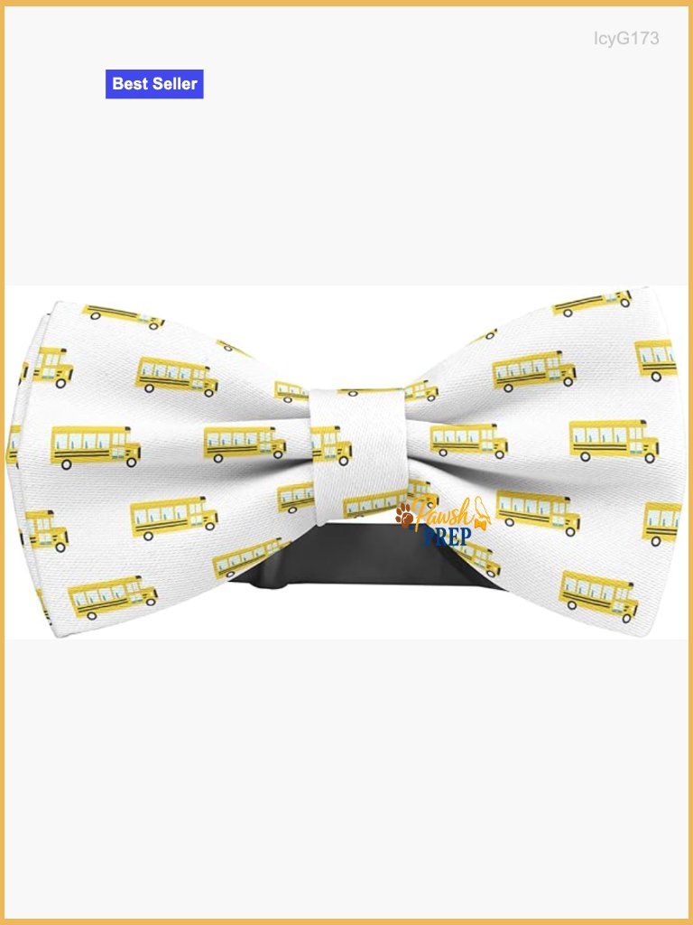 Adjustable Pre-Tied Bow Tie, Polyester, 2.5x4.75 Inches, Fits 7-18.5 Inch Neck